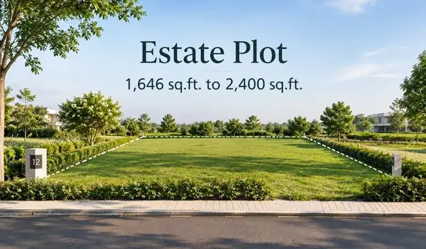 Estate Plot plan of 1,646 to 2,400 sq.ft. at Godrej Wonderla, Thiruporur, Chennai
