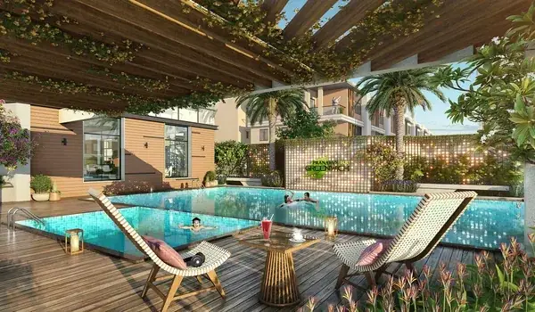 Swimming pool at Godrej Wonderla, Thiruporur