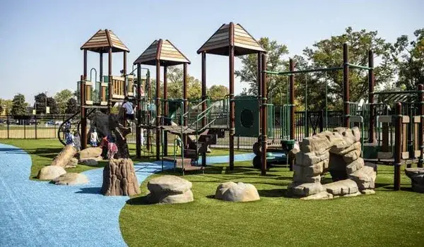 Children's play area at Godrej Wonderla, Thiruporur